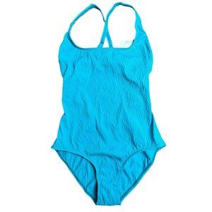 Athena Body Compression Cross-Back Tank One Piece, Wave After Wave Lagoon, 10